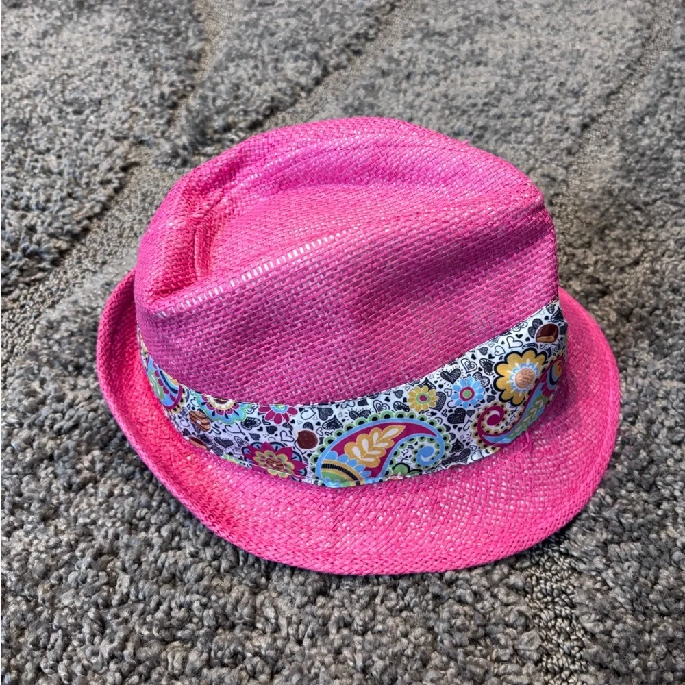 Fedora Little Brownie Pink girl scout Hat